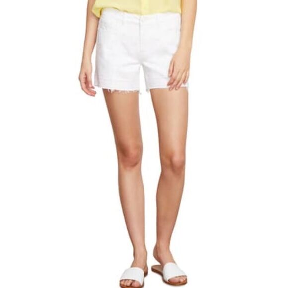 HABITUAL Crosby Released Hem White Shorts  - Picture 1 of 10